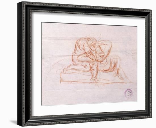 Cupid and Psyche-Antonio Canova-Framed Giclee Print