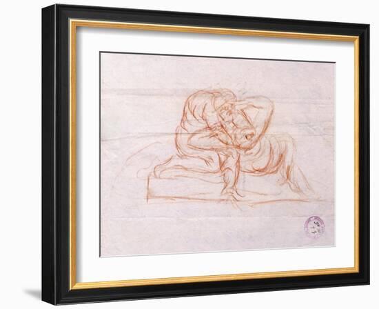 Cupid and Psyche-Antonio Canova-Framed Giclee Print