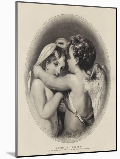 Cupid and Psyche-William Etty-Mounted Giclee Print