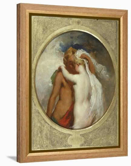 Cupid and Psyche-William Etty-Framed Premier Image Canvas