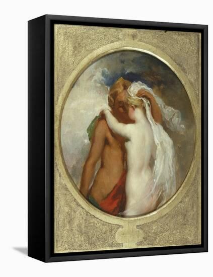 Cupid and Psyche-William Etty-Framed Premier Image Canvas