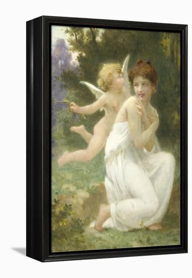 Cupid and Venus-Guillaume Seignac-Framed Premier Image Canvas