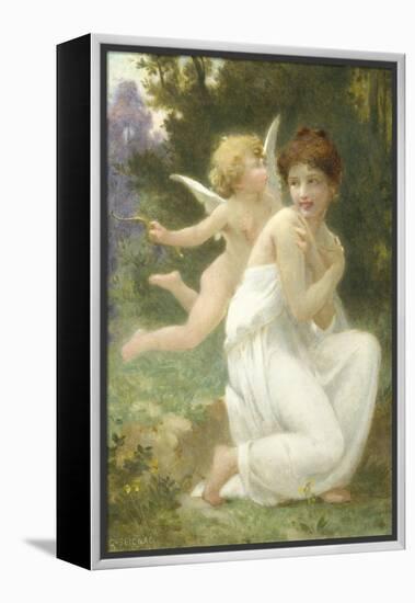 Cupid and Venus-Guillaume Seignac-Framed Premier Image Canvas