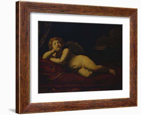 Cupid Asleep-Guido Reni-Framed Giclee Print