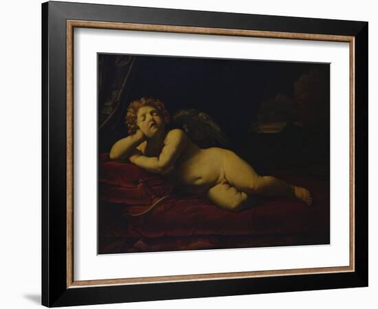 Cupid Asleep-Guido Reni-Framed Giclee Print