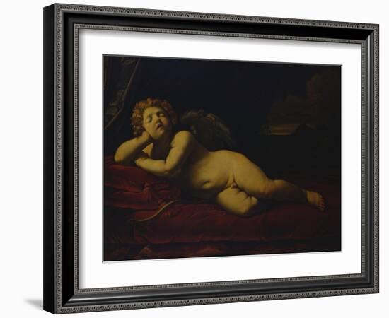 Cupid Asleep-Guido Reni-Framed Giclee Print