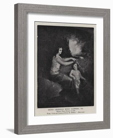 Cupid Crowned with Flowers, 1841-John Everett Millais-Framed Giclee Print