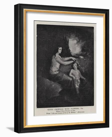 Cupid Crowned with Flowers, 1841-John Everett Millais-Framed Giclee Print