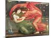 Cupid Delivering Psyche, 1867-Edward Burne-Jones-Mounted Giclee Print