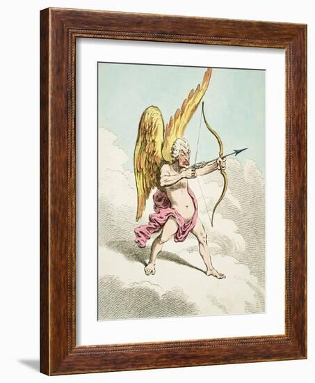 Cupid, from the New Pantheon No.4, Published by Hannah Humphrey, 1799-James Gillray-Framed Giclee Print