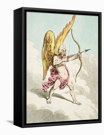 Cupid, from the New Pantheon No.4, Published by Hannah Humphrey, 1799-James Gillray-Framed Premier Image Canvas