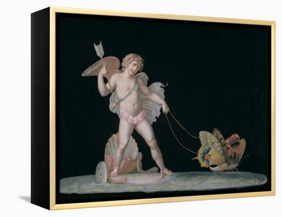 Cupid Led by Butterflies-Michelangelo Maestri-Framed Premier Image Canvas