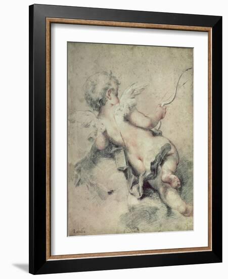 Cupid Lying on the Clouds-Rosalba Giovanna Carriera-Framed Giclee Print