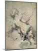 Cupid Lying on the Clouds-Rosalba Giovanna Carriera-Mounted Giclee Print