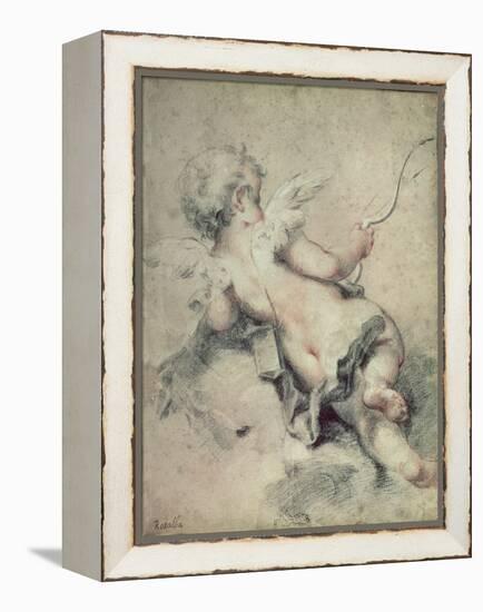 Cupid Lying on the Clouds-Rosalba Giovanna Carriera-Framed Premier Image Canvas