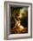 Cupid & Psyche (Oil on Canvas)-Jean Victor Bertin-Framed Giclee Print