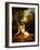 Cupid & Psyche (Oil on Canvas)-Jean Victor Bertin-Framed Giclee Print