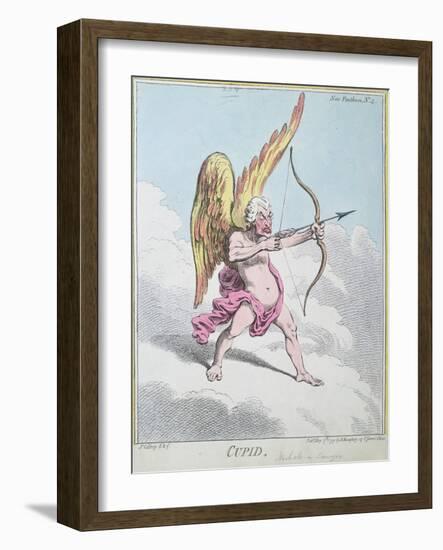 Cupid, Published by Hannah Humphrey in 1799-James Gillray-Framed Giclee Print