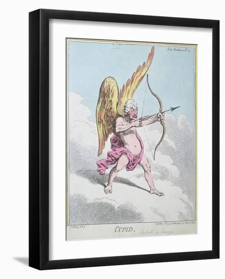 Cupid, Published by Hannah Humphrey in 1799-James Gillray-Framed Giclee Print