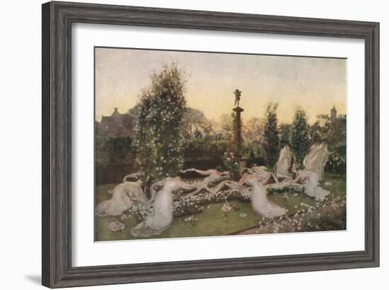 'Cupid's Garden', c1900, (1912)-John Henry Lorimer-Framed Giclee Print