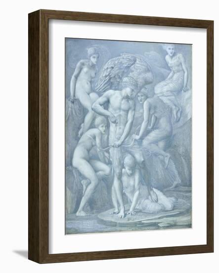 Cupid's Hunting Fields-Edward Burne-Jones-Framed Giclee Print