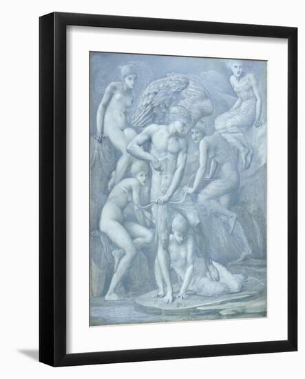 Cupid's Hunting Fields-Edward Burne-Jones-Framed Giclee Print