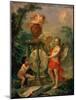 Cupid Sharpening an Arrow, 1750-Charles-Joseph Natoire-Mounted Giclee Print