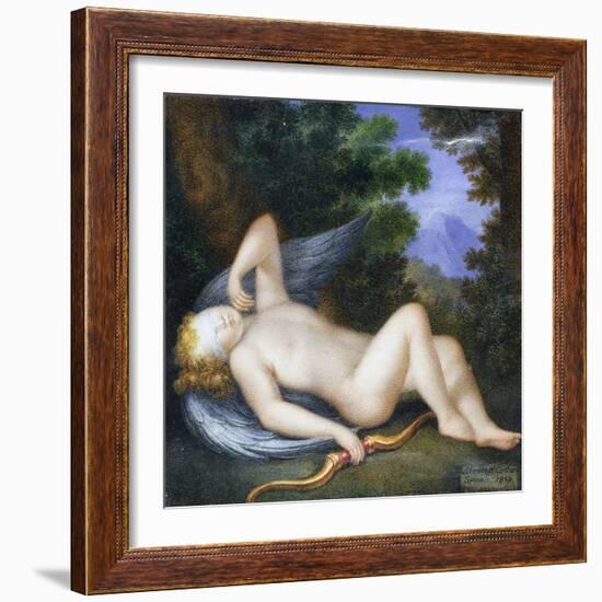 Cupid Sleeping-Maria Geronima Centurione Oltremarino-Framed Giclee Print