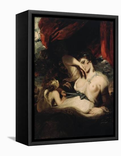 Cupid Untying the Zone of Venus, 1788-Joshua Reynolds-Framed Premier Image Canvas