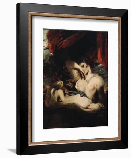 Cupid Untying the Zone of Venus, 1788-Joshua Reynolds-Framed Giclee Print