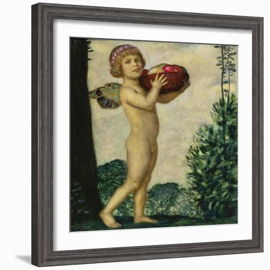 Cupid with Basket of Fruit, C. 1920-Franz von Stuck-Framed Giclee Print