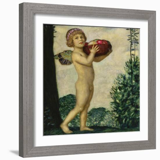 Cupid with Basket of Fruit, C. 1920-Franz von Stuck-Framed Giclee Print