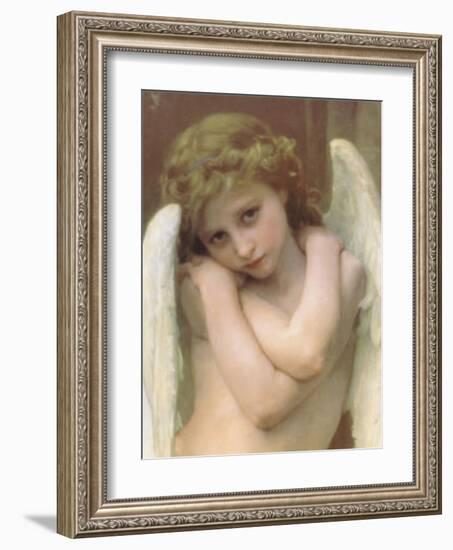 Cupidon-William Adolphe Bouguereau-Framed Art Print