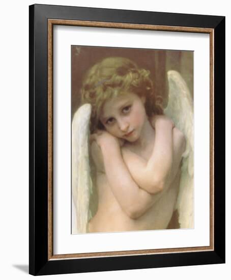 Cupidon-William Adolphe Bouguereau-Framed Art Print