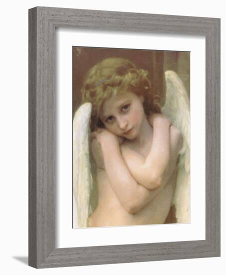 Cupidon-William Adolphe Bouguereau-Framed Art Print