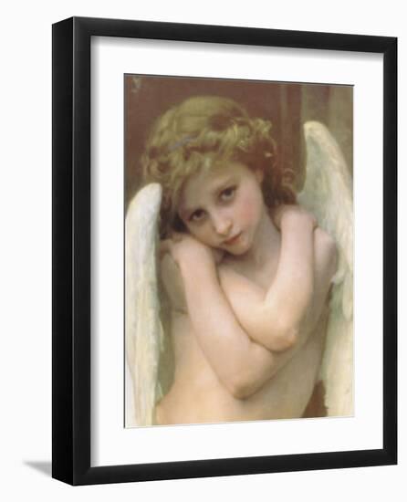 Cupidon-William Adolphe Bouguereau-Framed Art Print