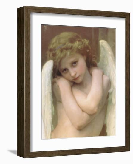 Cupidon-William Adolphe Bouguereau-Framed Art Print