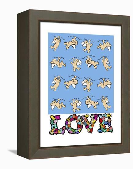 Cupids Love-Miguel Balbás-Framed Premier Image Canvas