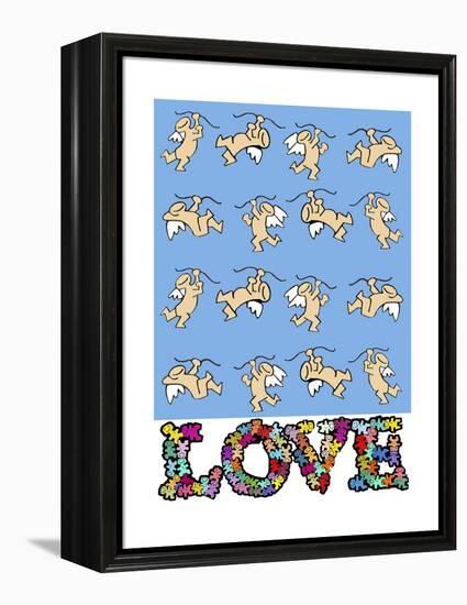 Cupids Love-Miguel Balbás-Framed Premier Image Canvas