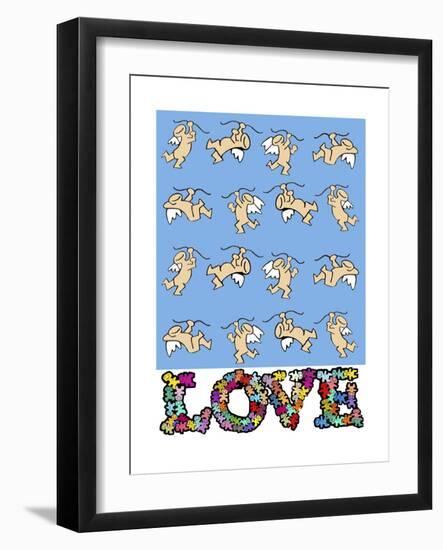 Cupids Love-Miguel Balbás-Framed Giclee Print