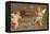 Cupids Playing Tennis-null-Framed Stretched Canvas