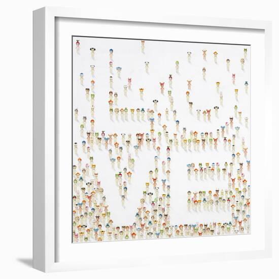 Cupie Love-Sydney Edmunds-Framed Giclee Print