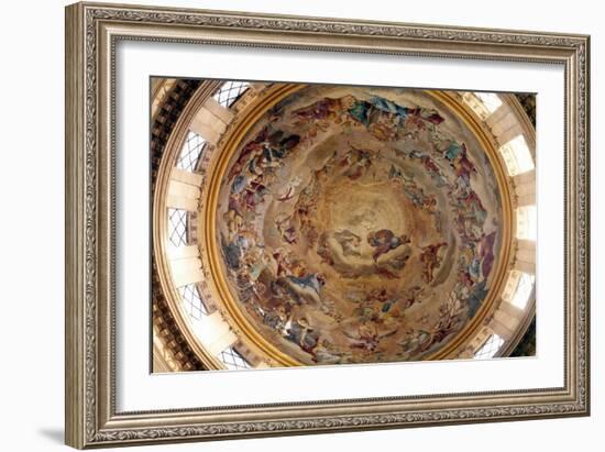 Cupola of the Church of Val De Grace Painted by Pierre Mignard (1612-1695), 17Th Century. Paris, Mu-Pierre Mignard-Framed Giclee Print