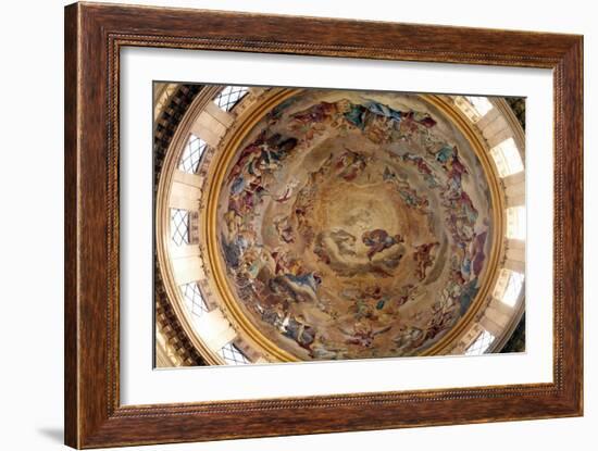 Cupola of the Church of Val De Grace Painted by Pierre Mignard (1612-1695), 17Th Century. Paris, Mu-Pierre Mignard-Framed Giclee Print