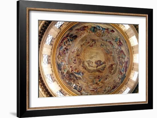 Cupola of the Church of Val De Grace Painted by Pierre Mignard (1612-1695), 17Th Century. Paris, Mu-Pierre Mignard-Framed Giclee Print