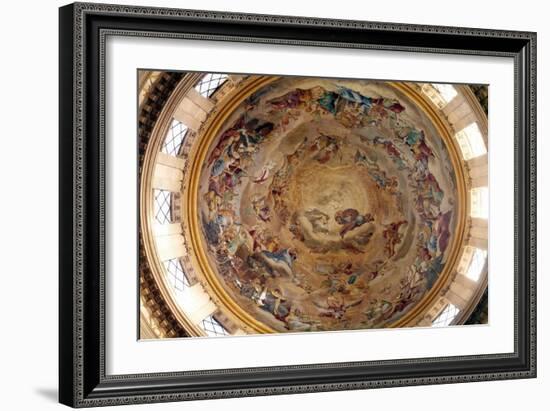 Cupola of the Church of Val De Grace Painted by Pierre Mignard (1612-1695), 17Th Century. Paris, Mu-Pierre Mignard-Framed Giclee Print