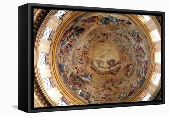 Cupola of the Church of Val De Grace Painted by Pierre Mignard (1612-1695), 17Th Century. Paris, Mu-Pierre Mignard-Framed Premier Image Canvas