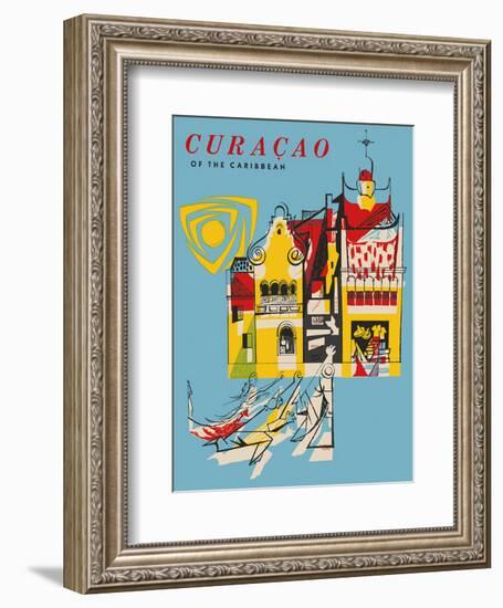 Curacao of the Caribbean-null-Framed Art Print