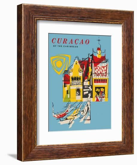 Curacao of the Caribbean-null-Framed Art Print