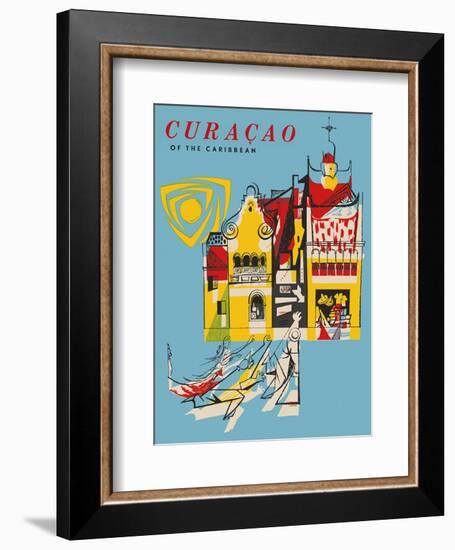 Curacao of the Caribbean-null-Framed Art Print